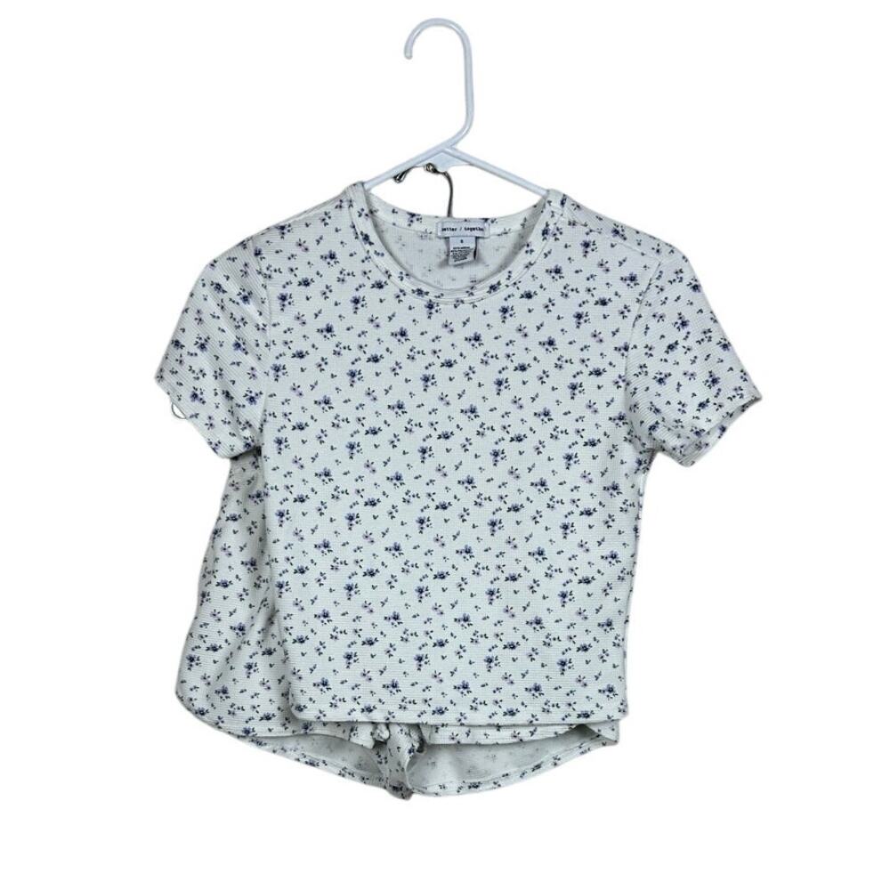 Better Together Floral White Pajama Set size S